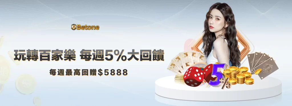 BetOne娛樂城 優惠每週回饋